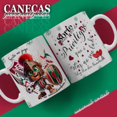Imagem de Caneca personalizada futebol NAMORADO SORTUDO 325ML - ABRAKADABRA33, 1
