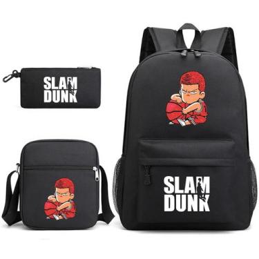 Imagem de Conjunto de mochilas Slam Dunk Sakuragi Hanamichi Cartoon Kids - Yiwei