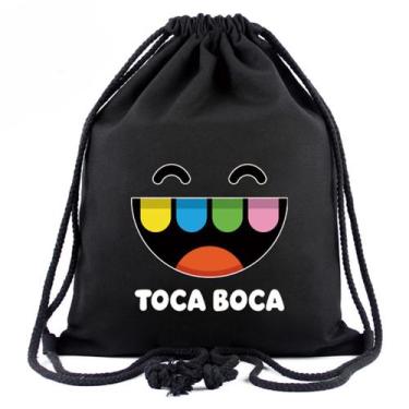 Imagem de Mochila com cordão Anime Tocas com impressão 3D para crianças - yiweis