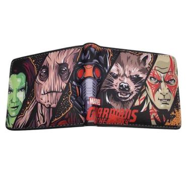 Imagem de Carteira Anime Groot Carteira curta dobrável de material sintético - Y