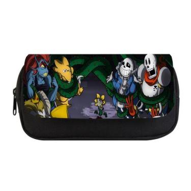 Imagem de Caixa de lápis Undertales Sans Papyrus Big Capacity Stationery B - yiw