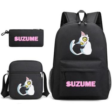 Imagem de Conjunto de mochilas escolares Suzumes no Tojimaris Daijins Cartoon Ki
