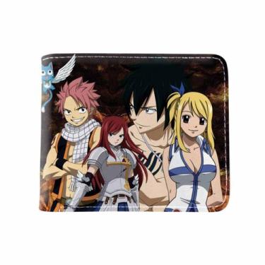 Imagem de Carteira Fairys Tails Anime Characters Slim Bifold - Yiweisai