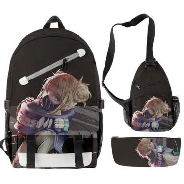 Imagem de Conjunto de mochilas Oxford Anime School Mys Heros Academias Sa - yiwe