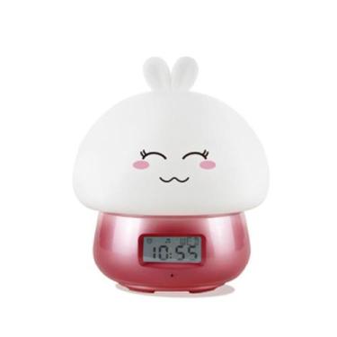 Imagem de Dec de quarto infantil multifuncional WakeUp Alarm Clock Night Light -