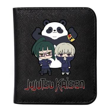 Imagem de Carteira Jujutsus Kaisens Anime Characters Slim BiFold PU - Yiweisai