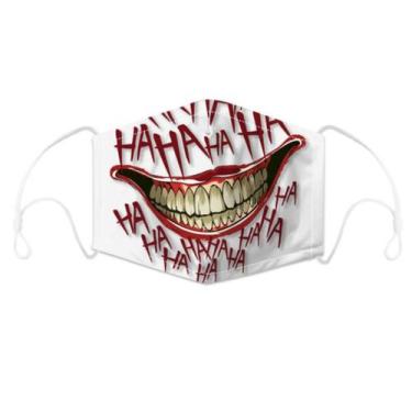 Imagem de Máscara facial Halloween HaHa Mouth com filtro de algodão 18x13cm - yi