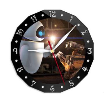 Imagem de Relógio de parede Wallerobots Eve Anime Silent Non Ticking 30cm - yiwe