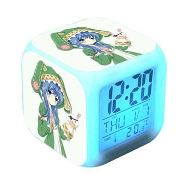 Imagem de Alarm Clock Dates A Lives Anime Digital LED com temperatura - yiweisai