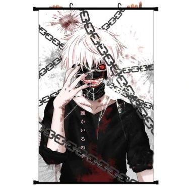 Imagem de Pintura de parede em tela Tokyo Ghoul Kaneki Ken Anime - yiweisai