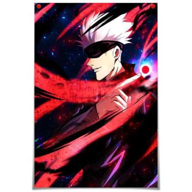 Imagem de Pintura de parede em tela Jujutsu Kaisen Gojo Satoru Anime - yiweisai