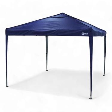 Imagem de NTK, Gazebo Trixx One Touch Estrutura Reforçada com Proteção UV 3x3m Praia e Camping, Azul