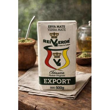 Imagem de Erva Mate Rei verde Export Padrão Uruguaio Clássica 500g