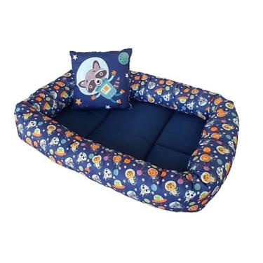Imagem de Ninho Redutor com Almofada Decorativa para Bebê Menina - Zan Baby, Ast