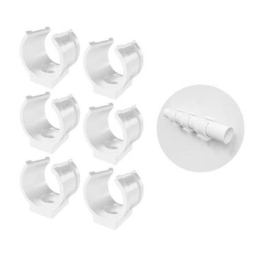 Imagem de Kit 6un Abraçadeira De Impacto P/Cano Tubo 4' Branca Estrela