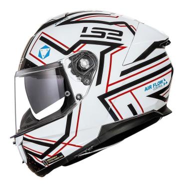 Imagem de Capacete LS2 FF808 Stream II Maze e Preto Cor:;Tamanho:62;Gênero:Masculino-Masculino