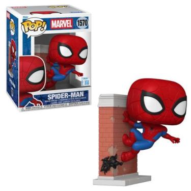 Imagem de Boneco Funko Pop! Premium Marvel - Homem-Aranha na Parede - Candide
