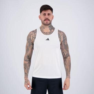 Imagem de Regata Adidas Treino Basic Branca, P