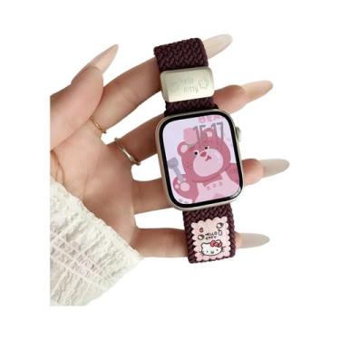Imagem de Pulseira Magnética Trançada Colorida Com Fivela De Gatinho Para Todos 