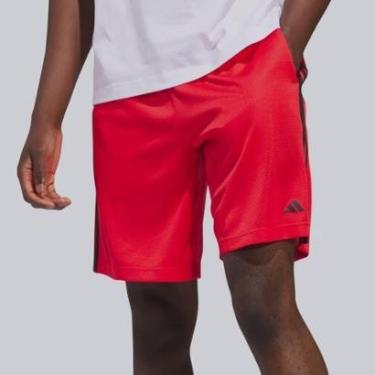 Imagem de Shorts Adidas 3 Listras Vermelho-Masculino
