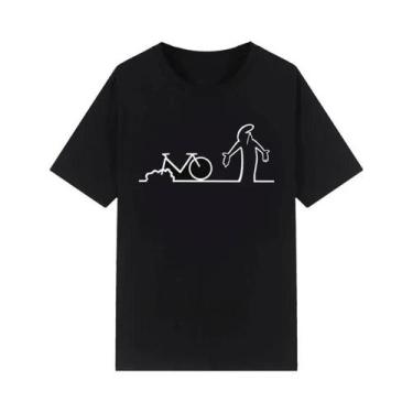 Imagem de Camiseta Unissex De Gola Redonda Casual Estilo Streetwear TV La Linea 