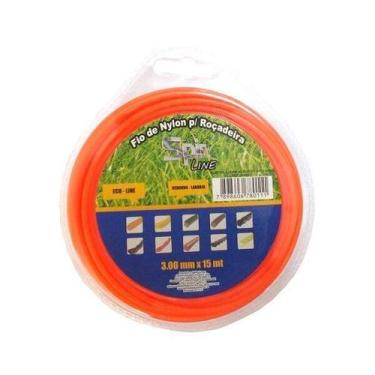 Imagem de Fio de Nylon 15 Metros 3,00mm Redondo para Roçadeira Spin Blister Vulc