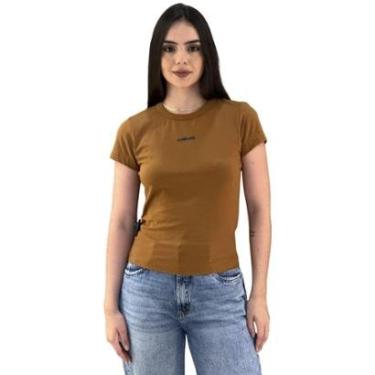 Imagem de Camiseta Feminina Slim Com Franzido Colcci-Feminino