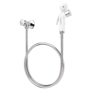 Imagem de Kit Ducha Higiênica Chuveirinho Registro Blukit 1,2M Cromada
