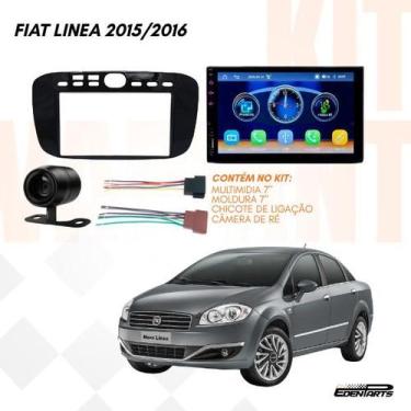 Imagem de Kit Multimidia 7 MP5 Espelhamento Camera Moldura Linea Conector - M7