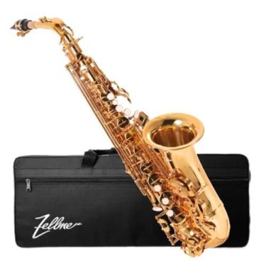 Imagem de Saxofone Alto Laqueado Zellmer ZAS600L Afinação Eb Mib