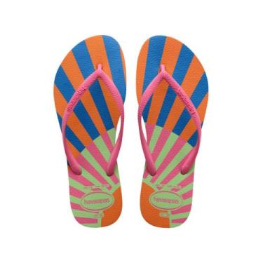 Imagem de Chinelo Havaianas Slim Harmony, Citronela, 37/38