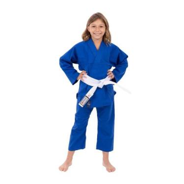 Imagem de Kimono Torah Combat Kids - Jiu-Jitsu / Judô, Azul escuro, M000