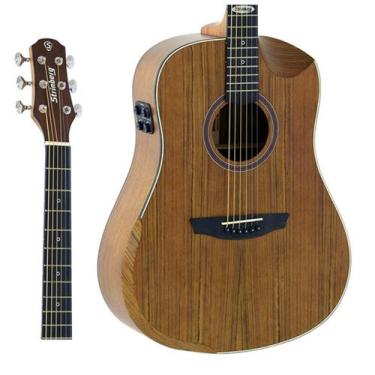 Imagem de Violão Strinberg Galaxy SD-301HCR WS Folk Elétrico Walnut Fosco