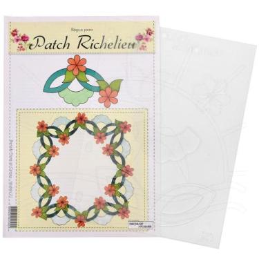 Imagem de Régua para Patch Richelieu Márcia Caires Modelo 21 - Barrado Flores do