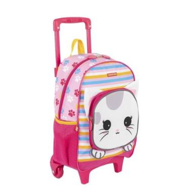 Imagem de Mochila de Rodinhas Sestini Média Kids X Cat 4 Colorida