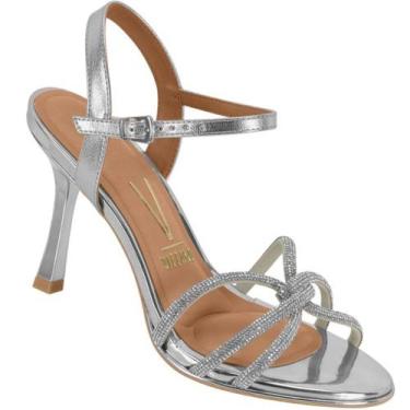 Imagem de Sandalia Vizzano 6552.203 Feminina, Prata, 38