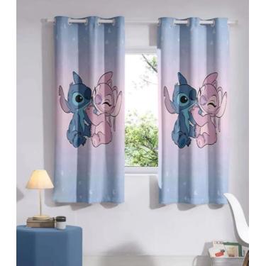 Imagem de Cortina blackout pvc plastica stitch 2,40l x 1,70a - BELLA JANELA