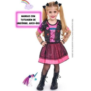 Imagem de Fantasia Infantil  Garota Motociclista Menina - Anjo Fantasias, M