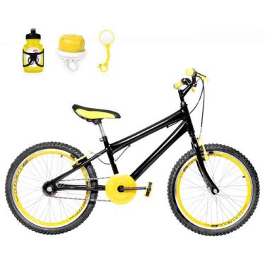 Imagem de Bicicleta Infantil Masculina Aro 20 Aero + Kit Passeio - FlexBikes, Pr
