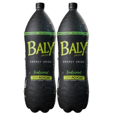 Imagem de Kit 2 Energético Baly Tradicional Sem Açúcar Pet 2 Litros