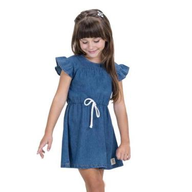 Imagem de Vestido Menina Jeans Trick Nick - KELY KETY, Jeans médio, 6