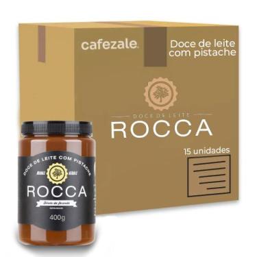 Imagem de Doce de Leite Rocca com Pistache 400g Kit 15 Unidades