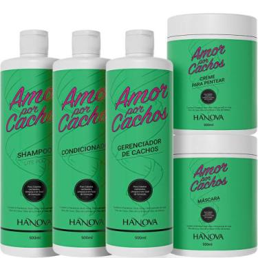 Imagem de Hanova Amor por Cachos - Kit Cabelos Cacheados Completo (5 Produtos)
