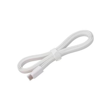 Imagem de Cabo Flat OEX CB700 Type C, 1.2 Metros, Branco - 485896