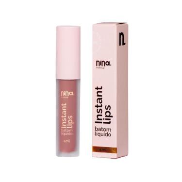 Imagem de Batom Líquido Matte Instant Lips - Nina Makeup, MAGIA