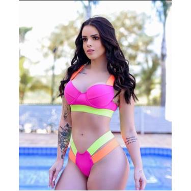 Imagem de Biquíni neon tiras - Lisa Biquínis , M