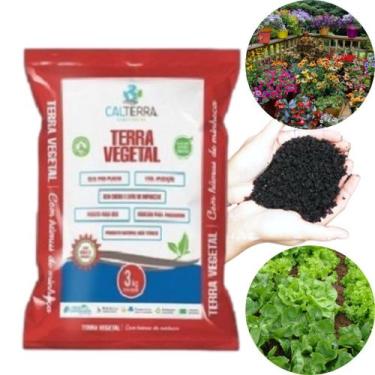 Imagem de Terra Vegetal adubada com Húmus de Minhoca 3kg,10kg ou 20kg - Calterra