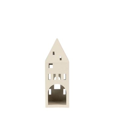 Imagem de Escultura Decorativa Casa em Metal 26cm 22684P Mart