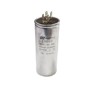 Imagem de Capacitor Permanente 25uf  5 % 450 V Corpo Em Alumínio - Samtech