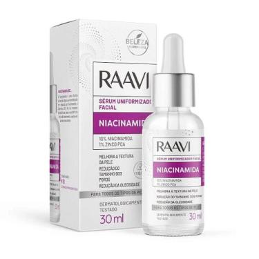 Imagem de Sérum Facial Uniformizador de Niacinamida Raavi 30ml - Hidratação e Co